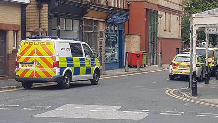 Police incident Market Street